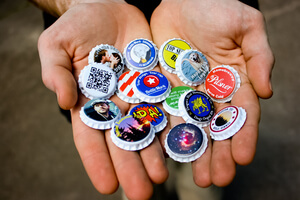 handful of caps